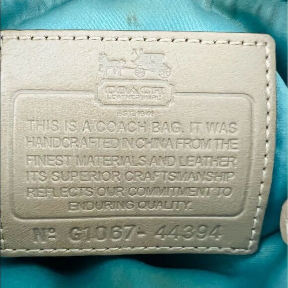 VINTAGE COACH MADISON OP ART CROSSBODY PURSE - Picture 5 of 7